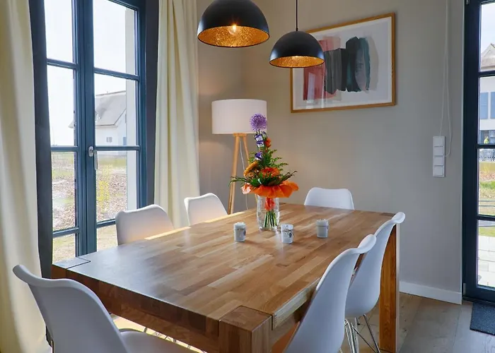 Reetland Am - Premium Reetdachvilla Mit 3 Schlafzimmern, Sauna Und Kamin F19 درانسكي